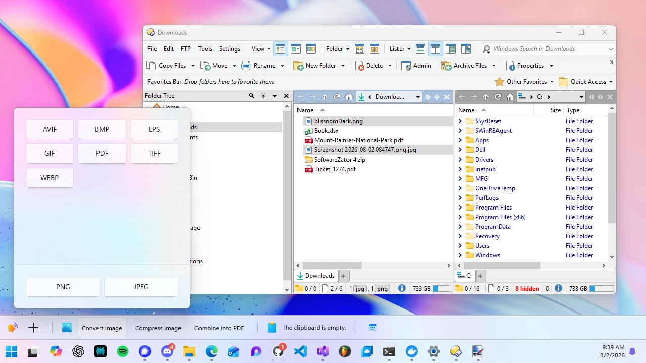 WindowSill working with Directory Opus