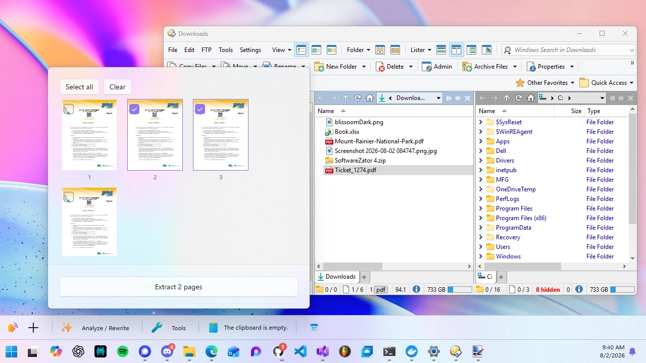 WindowSill working with Directory Opus