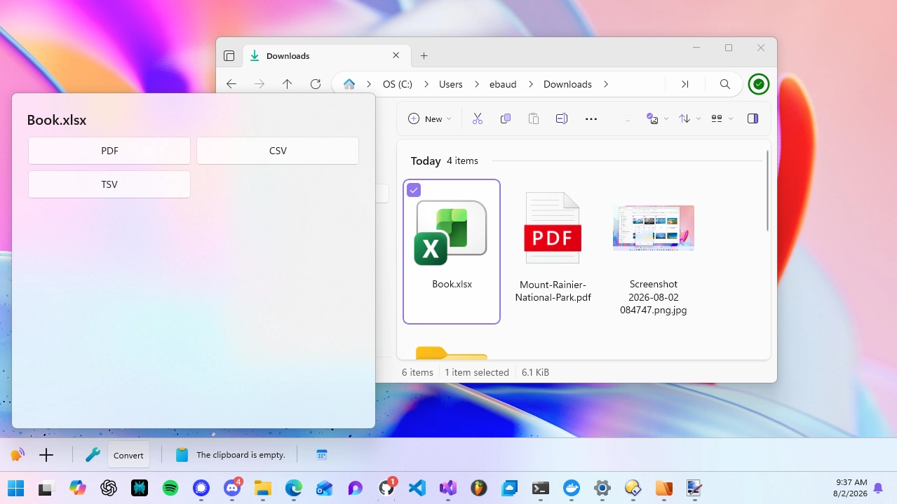 WindowSill working with the Files app