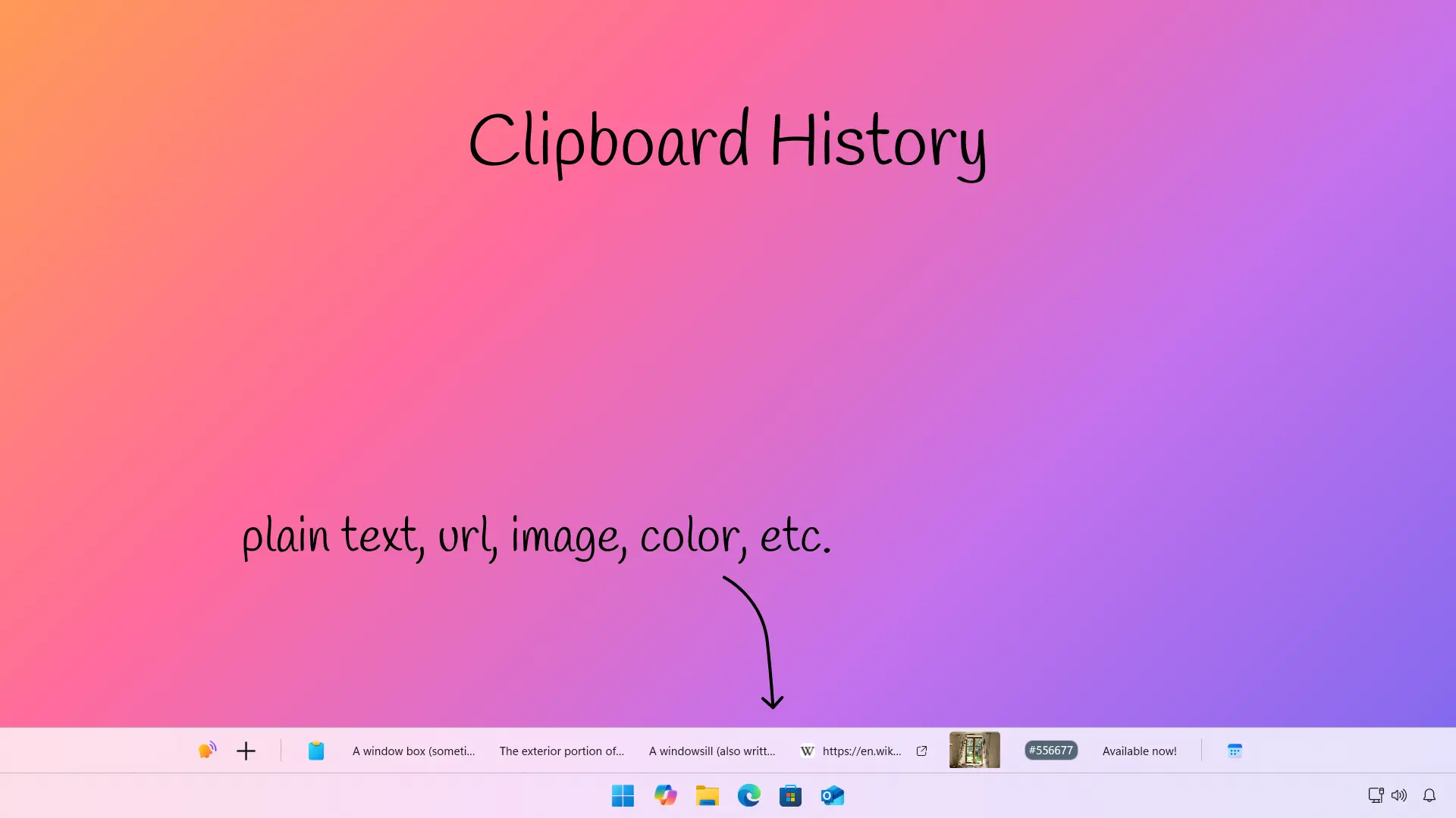 Clipboard History hero screenshot